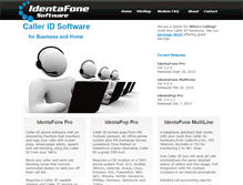 Tablet Screenshot of identafone.com